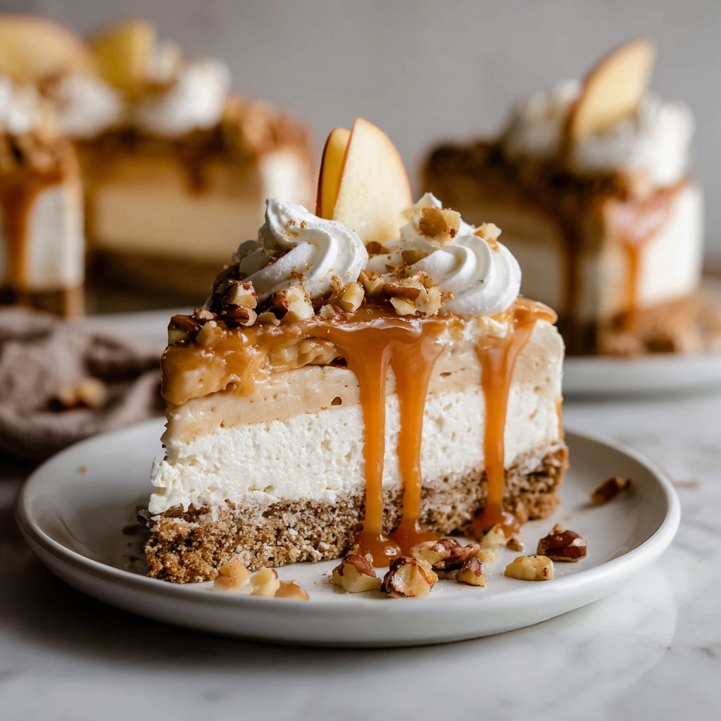 Caramel Apple Blondie Cheesecake Recipe - Recipe Image