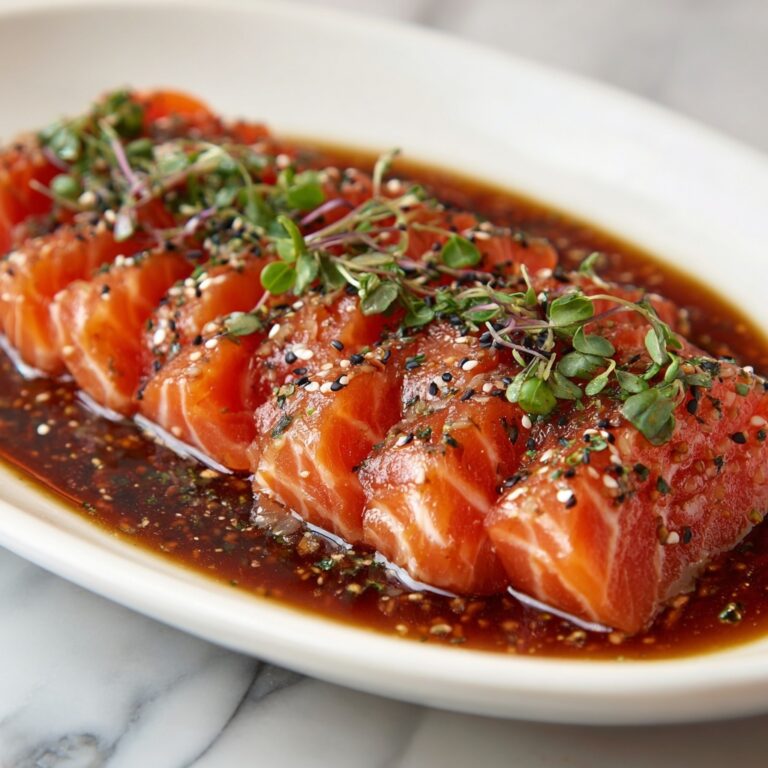 Spicy Salmon Crudo & Carrots Recipe