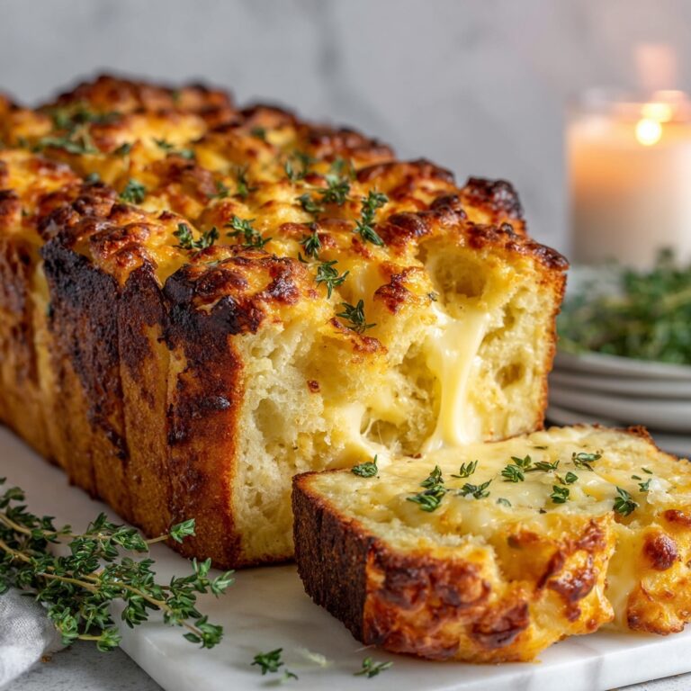 Cheesy Bread (Garlic Butter Mozzarella & Parmesan Bake) Recipe