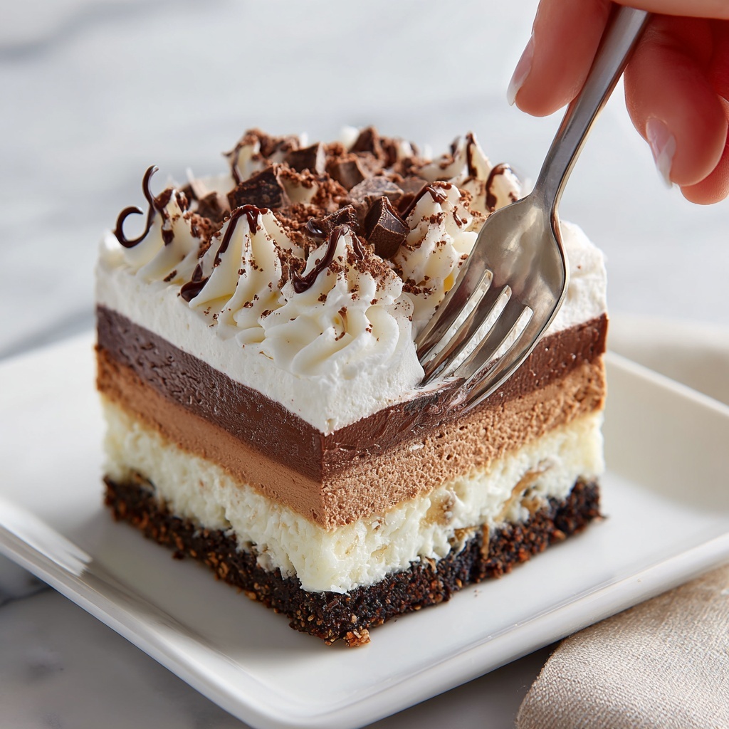 Hot Chocolate Lasagna Recipe - Recipe Image