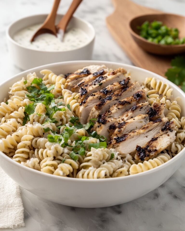 Buffalo Chicken Pasta Salad Recipe