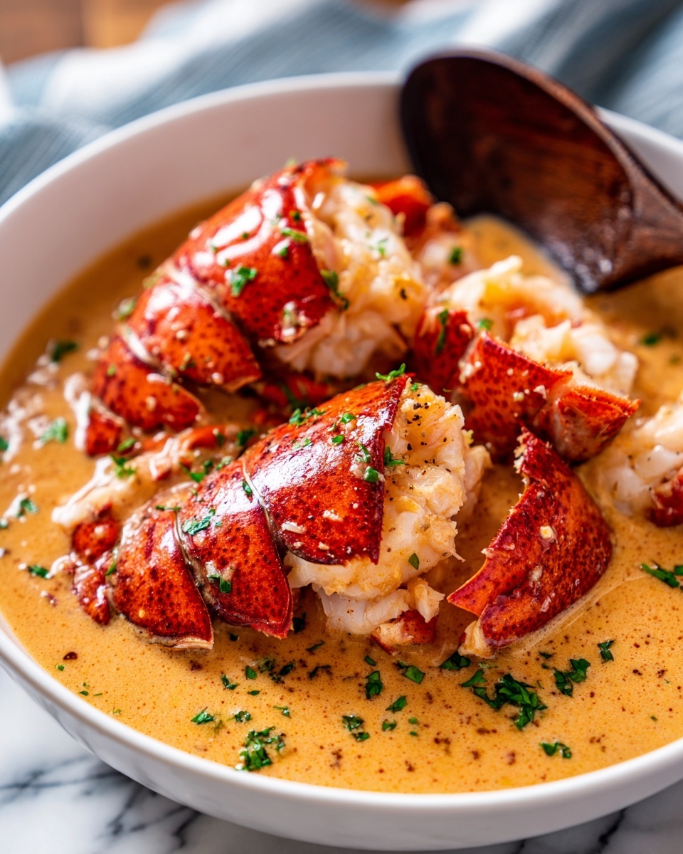 Creamy Spicy Lobster Pasta Recipe - Recipe Image