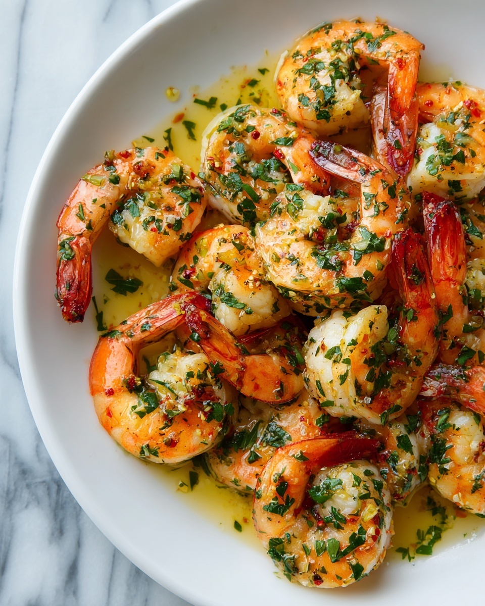 Spanish Garlic Shrimp with Saffron Recipe - Recipe Image