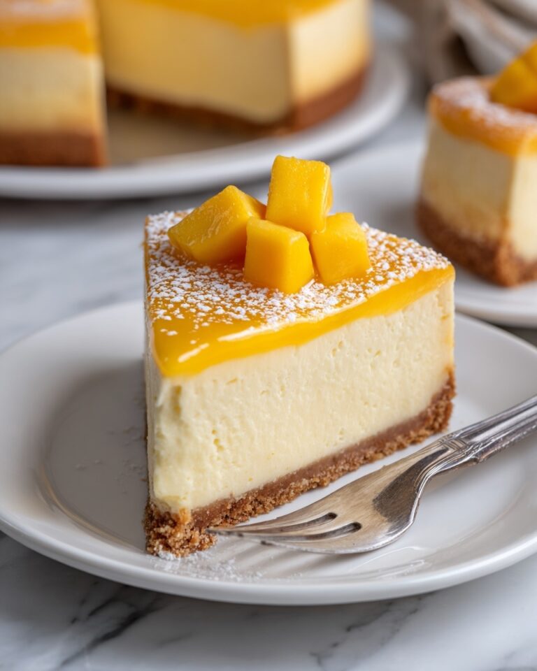 Mango Japanese Cheesecake Recipe