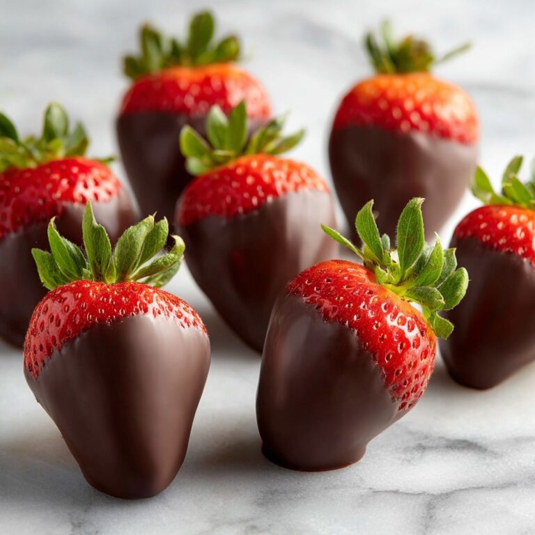 Gourmet Chocolate Covered Strawberries Recipe