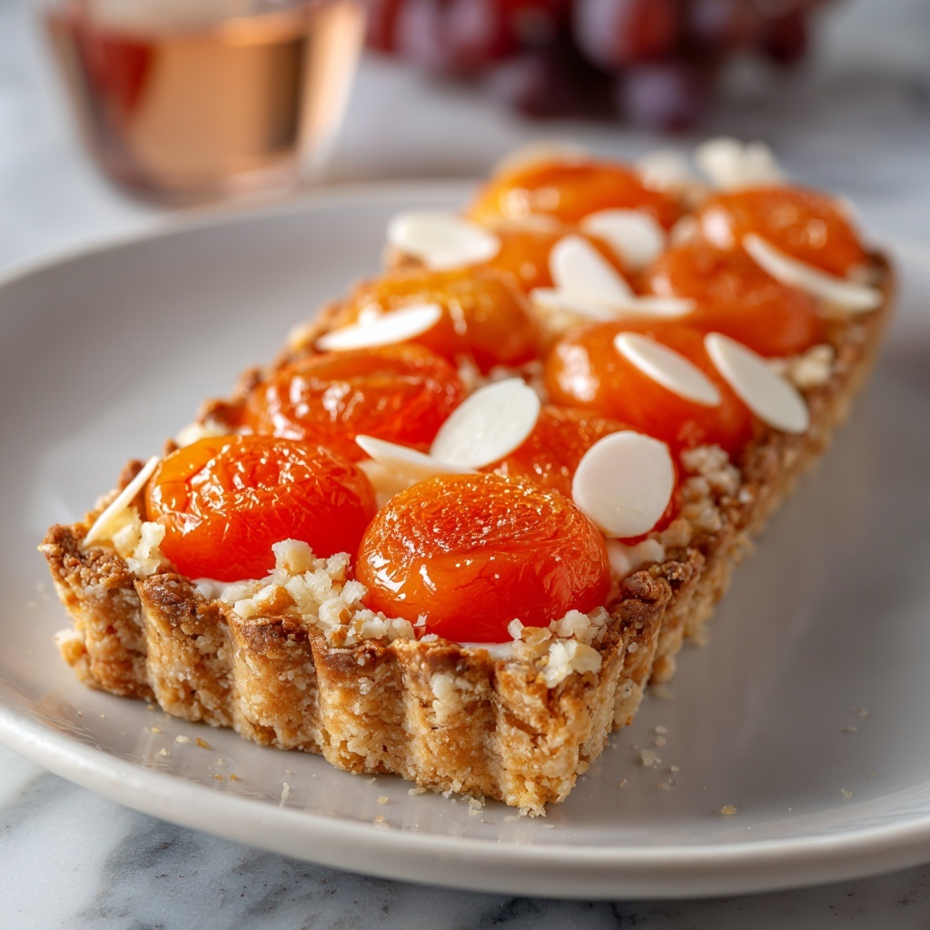 Apricot Almond Tart Recipe - Recipe Image