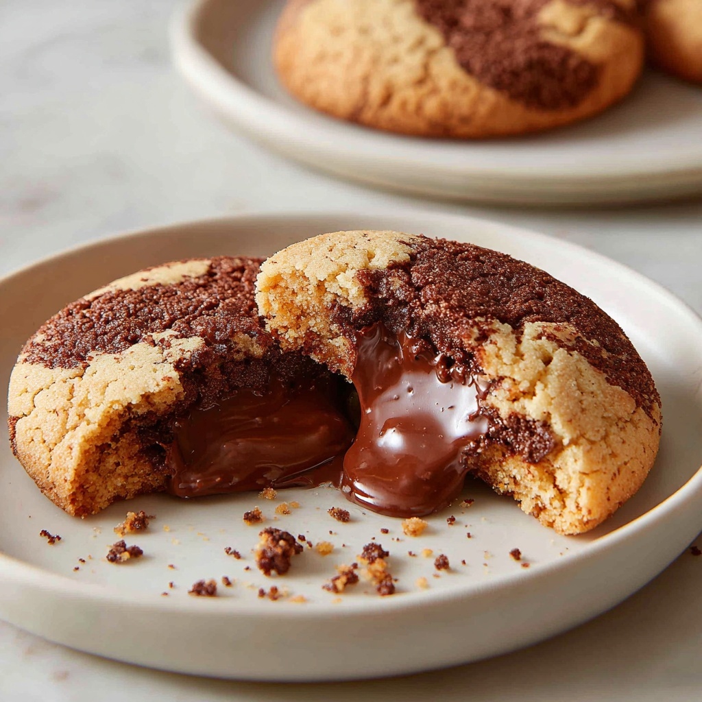 Peanut Butter Brownie Swirl Cookies Recipe - Recipe Image