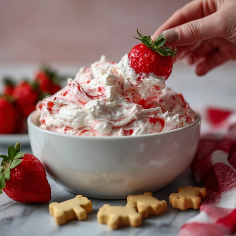 Creamy Strawberry Shortcake Dip Recipe
