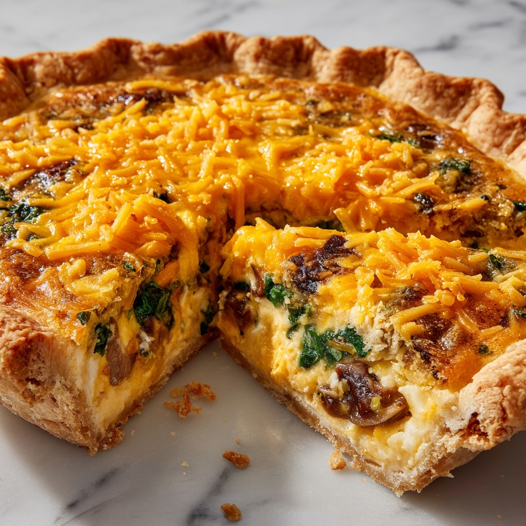 Savory Spinach Quiche Recipe - Recipe Image