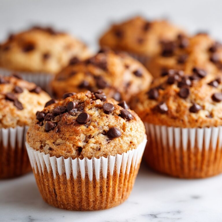 Greek Yogurt Peanut Butter Muffins with Chocolate Chips Recipe