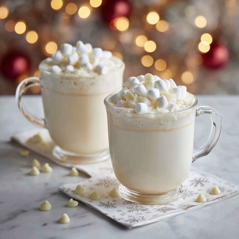 Homemade White Hot Chocolate Recipe