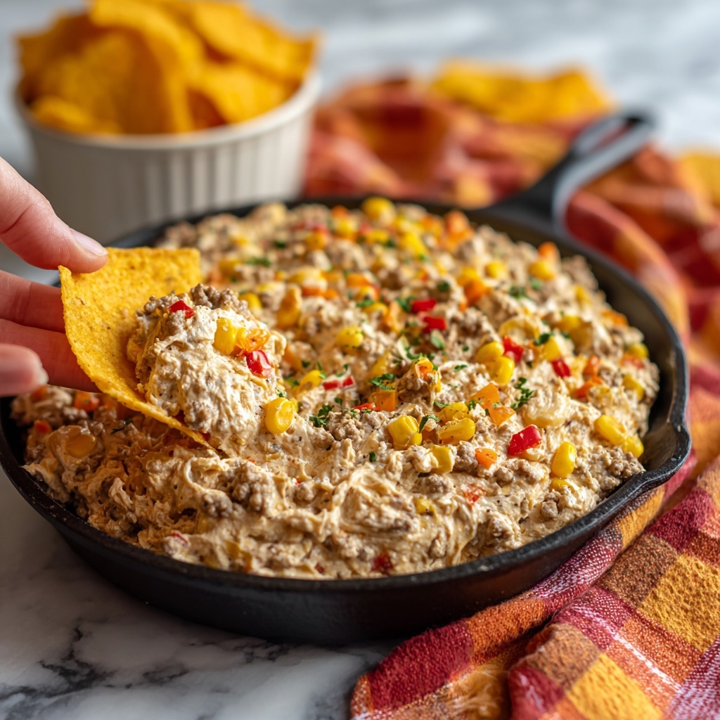 Cheesy Sausage Dip Recipe - Recipe Image