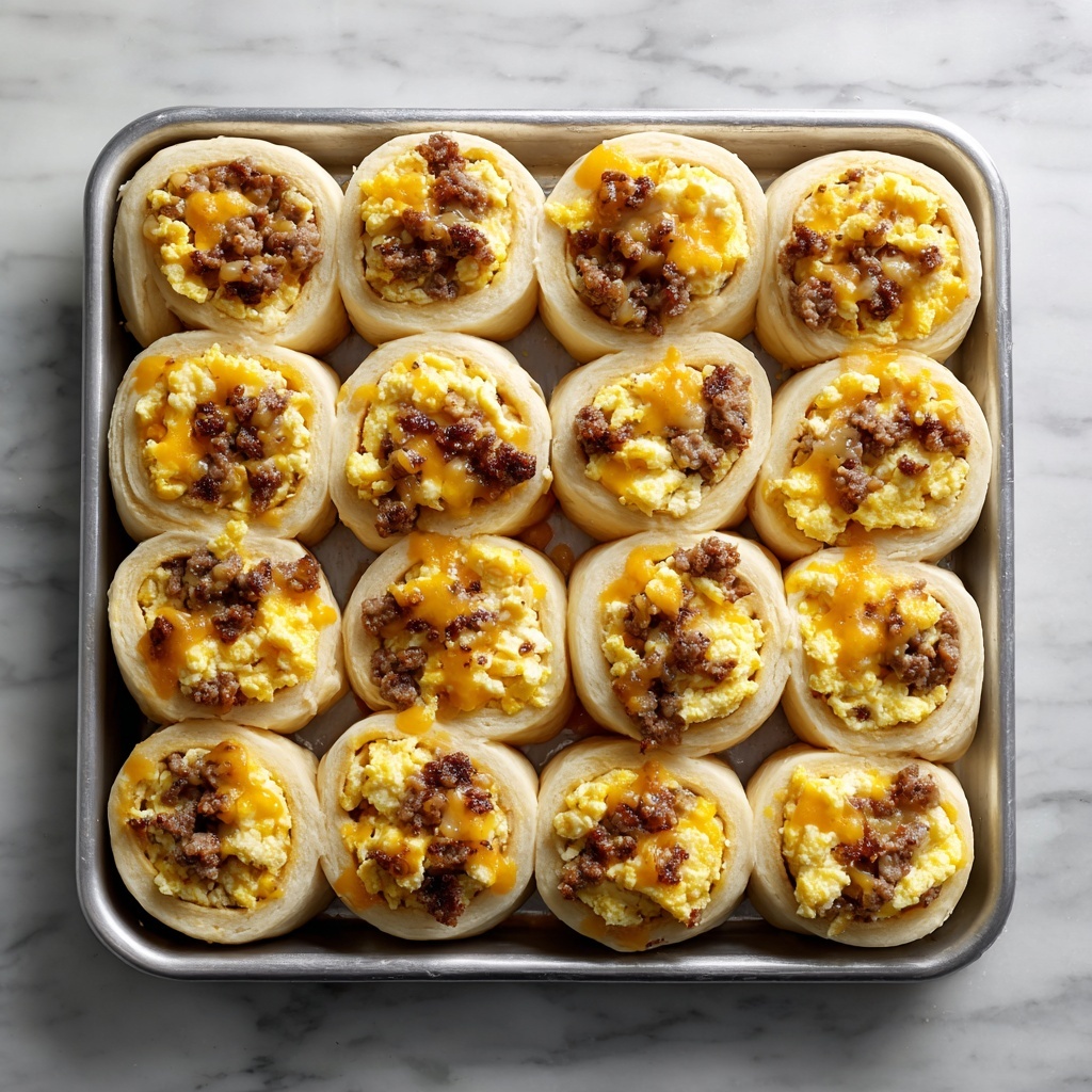 Breakfast Rolls with Sausage, Egg, and Cheese Recipe - Recipe Image