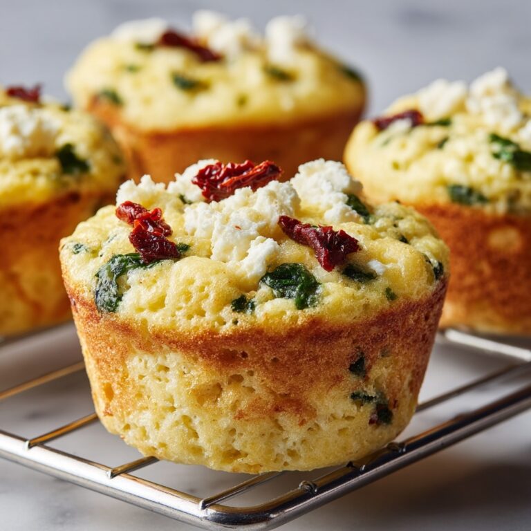 Spinach, Feta, and Sun-Dried Tomato Egg Muffin Cups Recipe