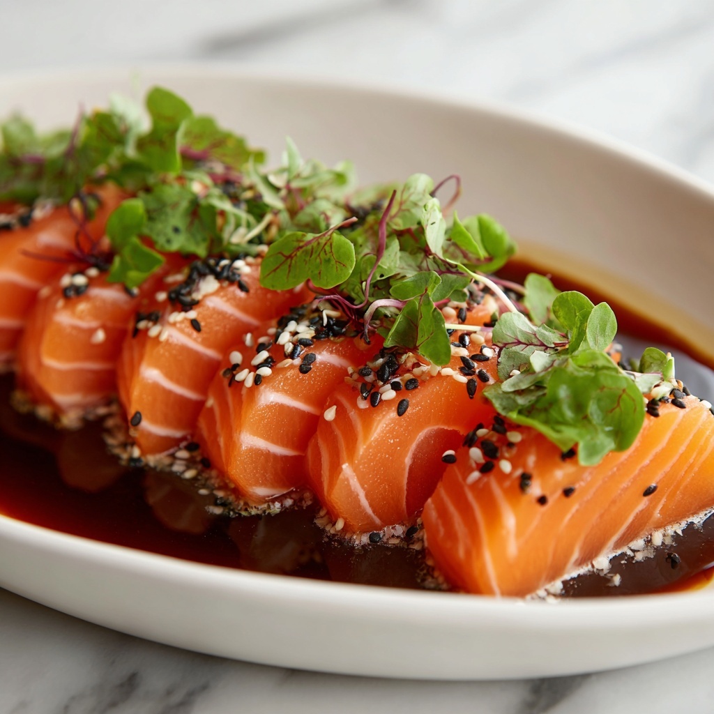 Spicy Salmon Crudo & Carrots Recipe - Recipe Image