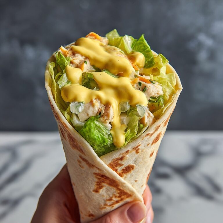 Chicken Caesar Salad Tortilla Cones Recipe
