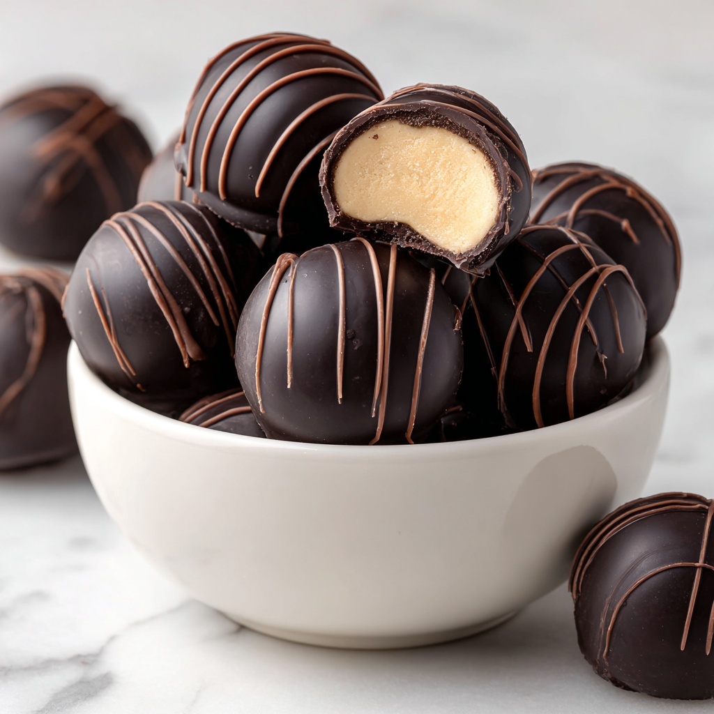 Easy Peanut Butter Truffles Recipe - Recipe Image