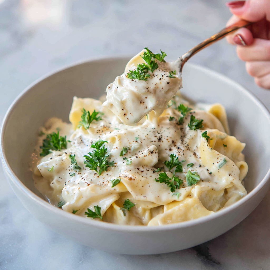 Easy Homemade Alfredo Sauce Recipe - Recipe Image