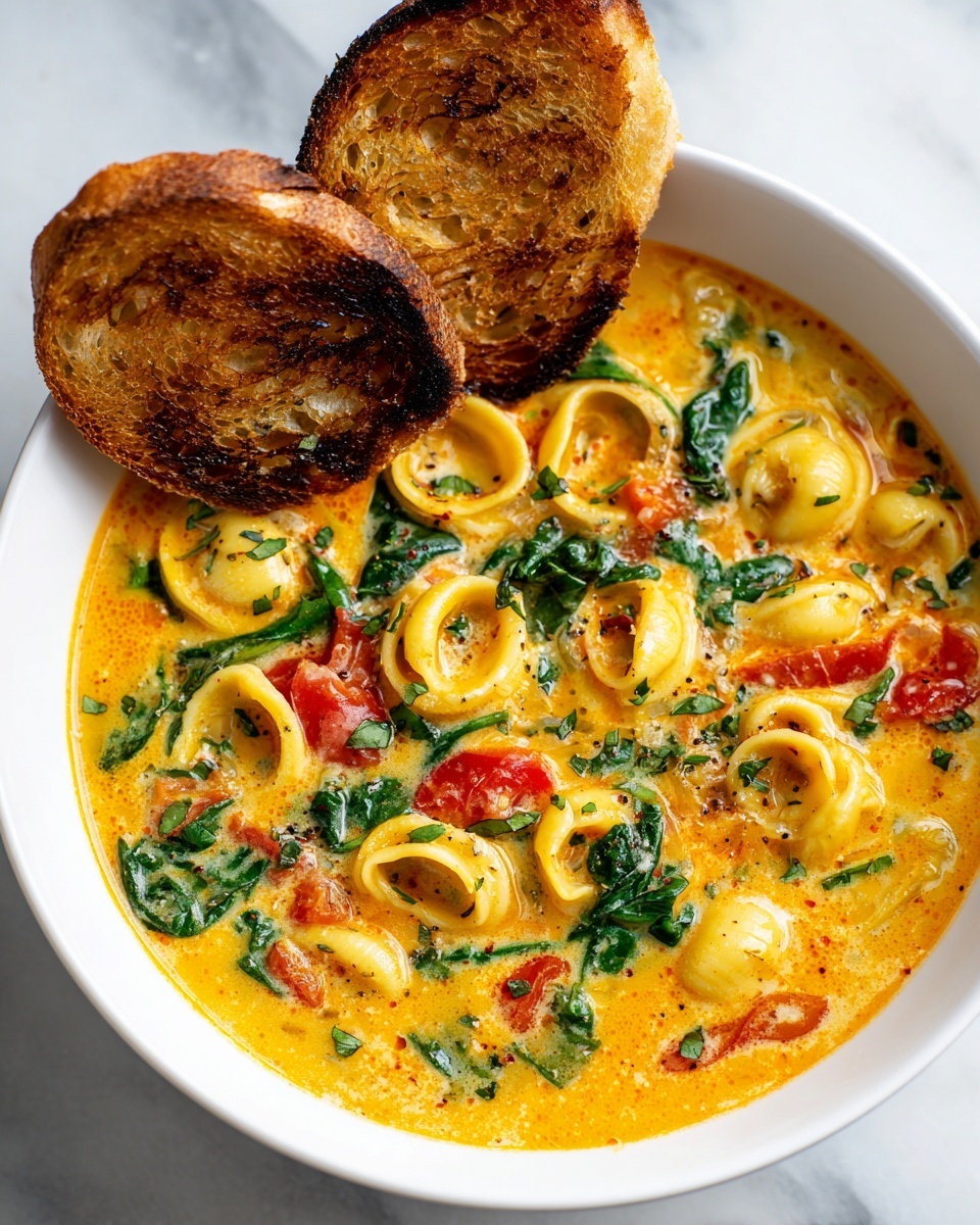 Creamy Tuscan Chicken Soup Recipe - Recipe Image