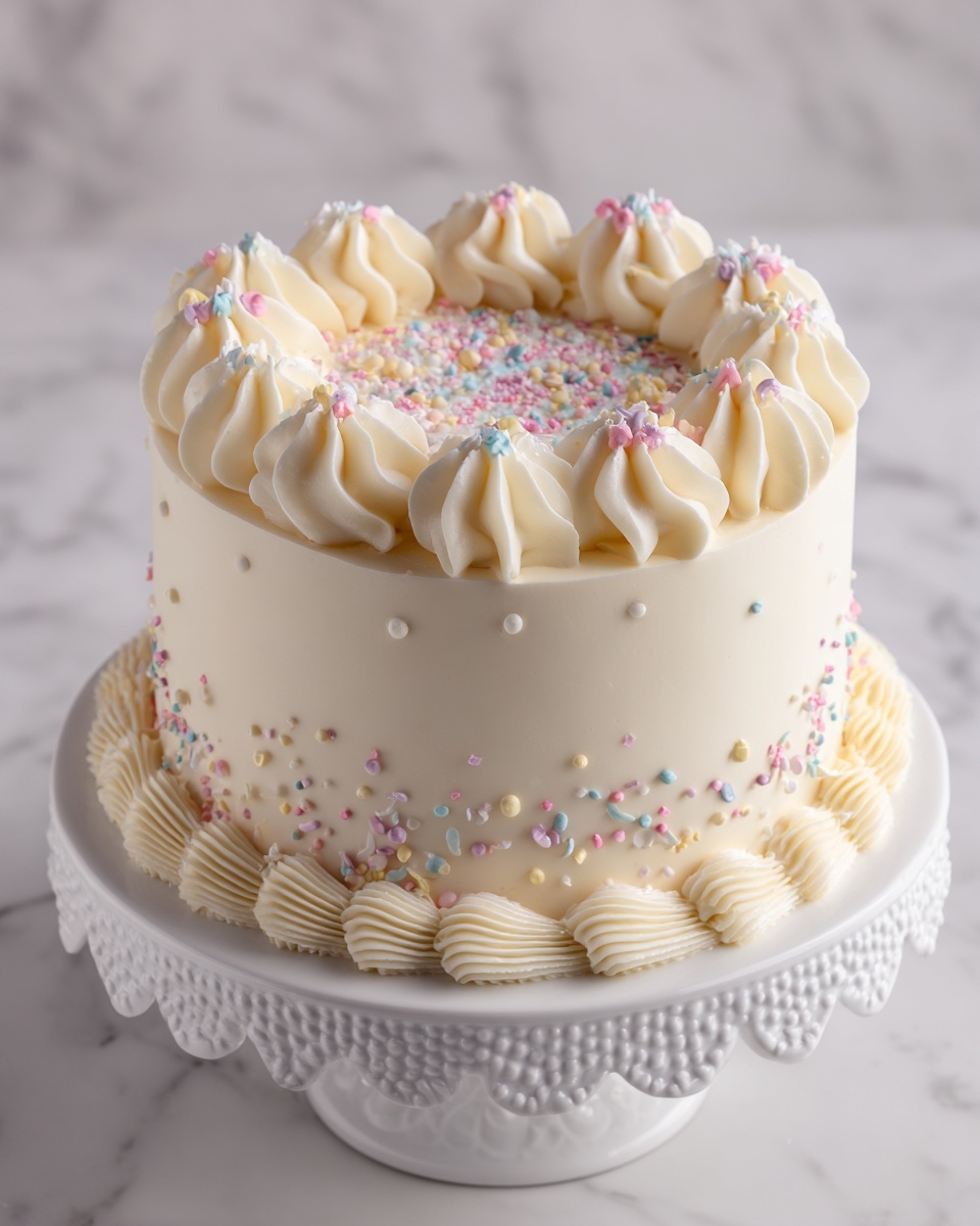 Classic White Cake Recipe - Recipe Image