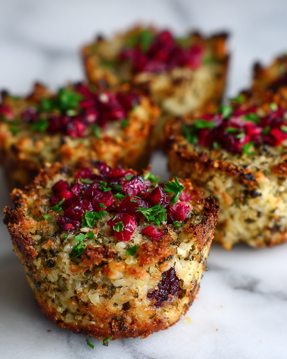 Cranberry Turkey Stuffing Balls – A Thanksgiving Delight Recipe - Recipe Image