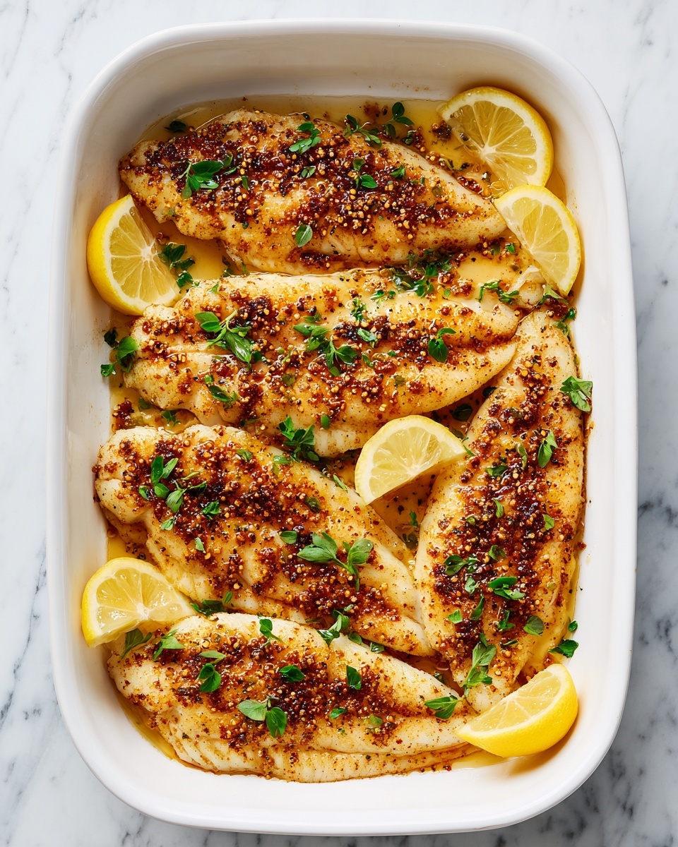Zesty Lemon Butter Fish Fillet Recipe - Recipe Image