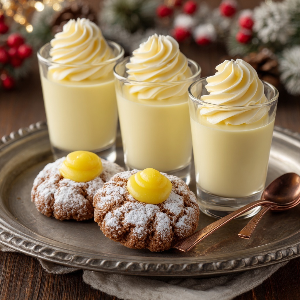 Lemon Posset with Lemon Shortbread Recipe - Recipe Image