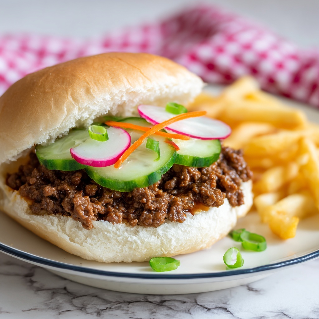 Korean Sloppy Joe Sandwiches Recipe - Recipe Image