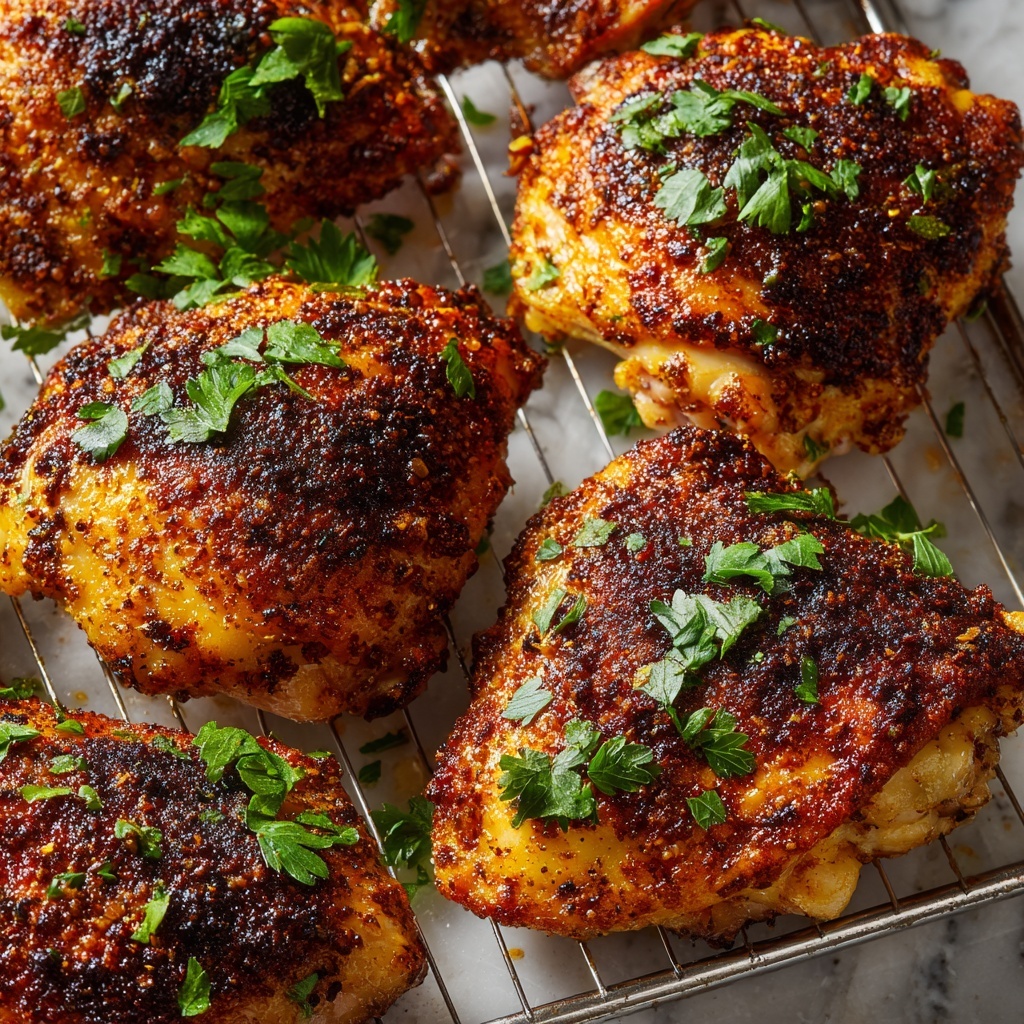 Air Fryer Chicken Thighs Recipe - Recipe Image