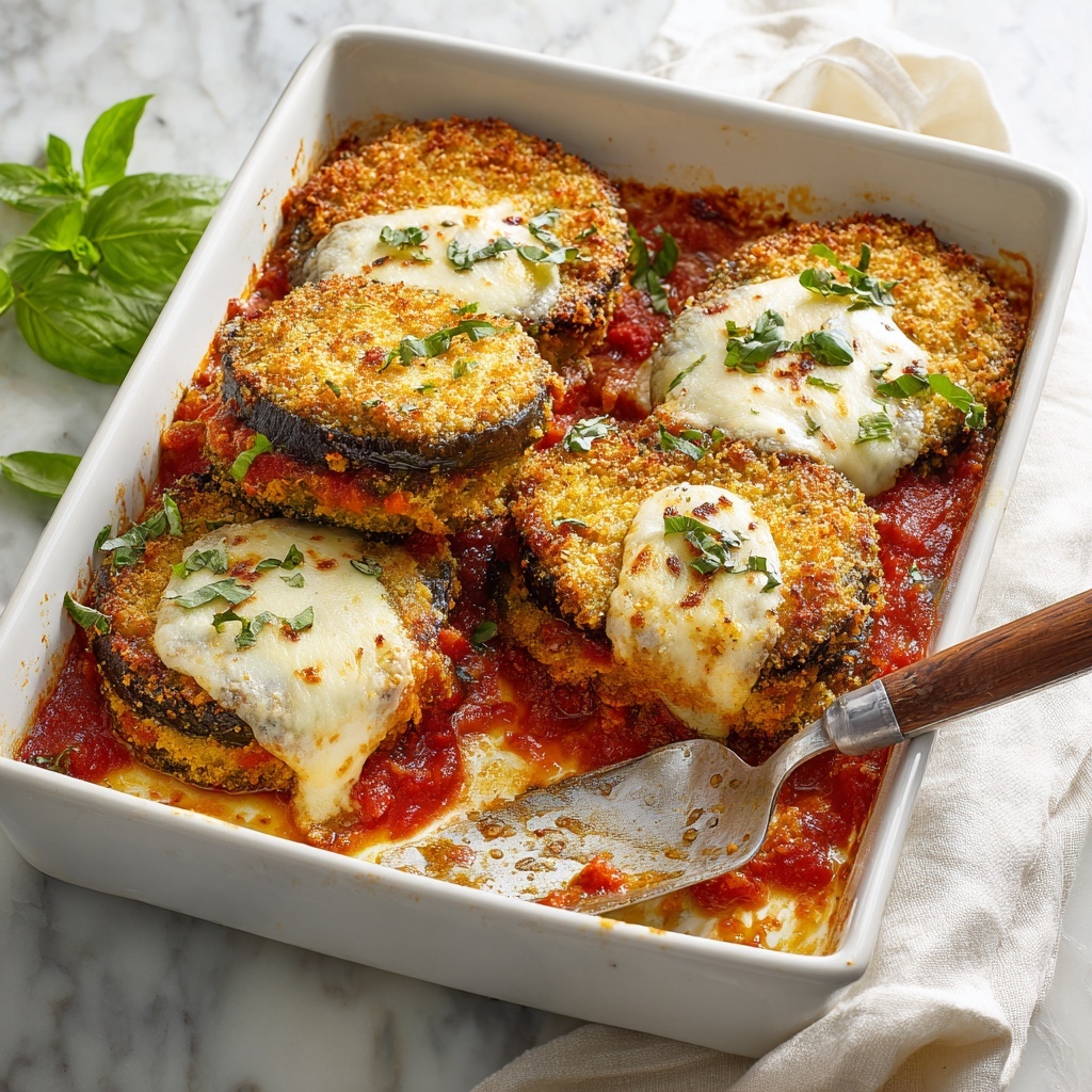 Baked Eggplant Parmesan Recipe - Recipe Image