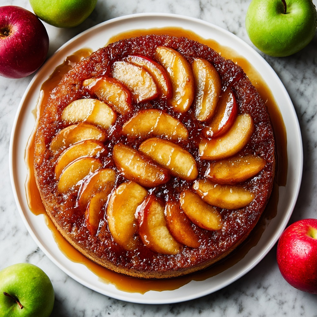 Brown Butter Apple Upside-Down Cake Recipe - Recipe Image
