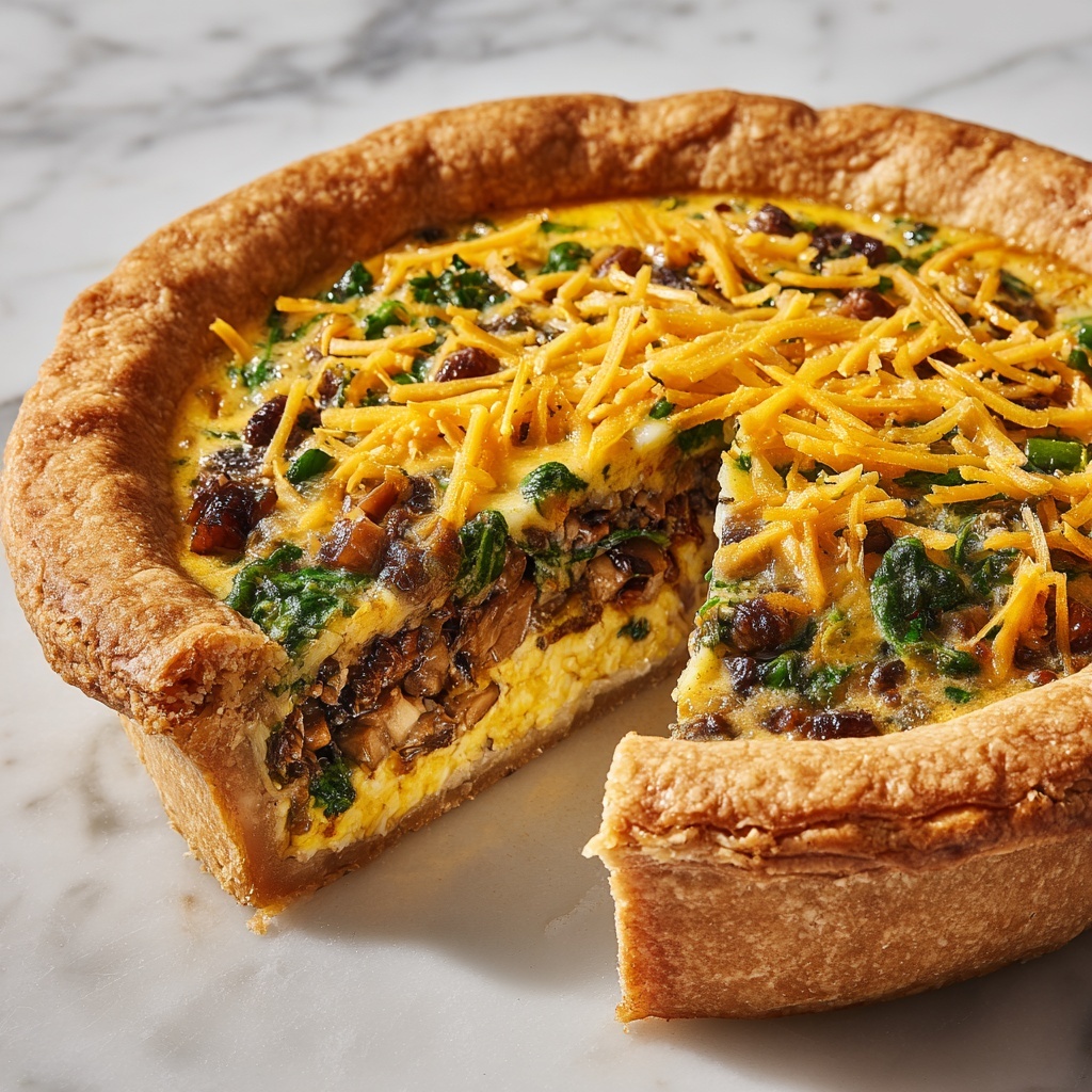 Savory Spinach Quiche Recipe - Recipe Image