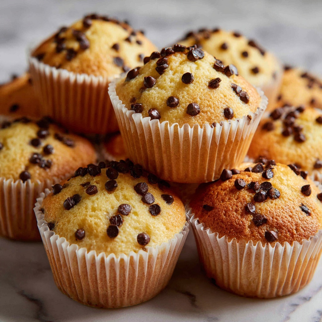 Greek Yogurt Peanut Butter Muffins with Chocolate Chips Recipe - Recipe Image