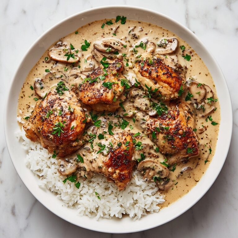 Creamy Smothered Chicken and Rice Recipe