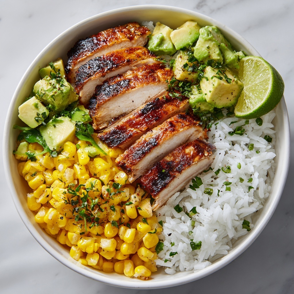 Honey Chipotle Chicken Rice Bowls Recipe - Recipe Image