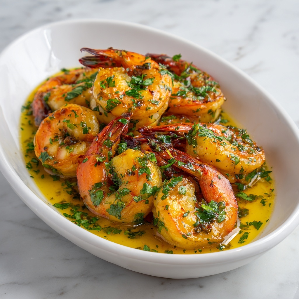 Garlic Butter Shrimp Stack Recipe - Recipe Image