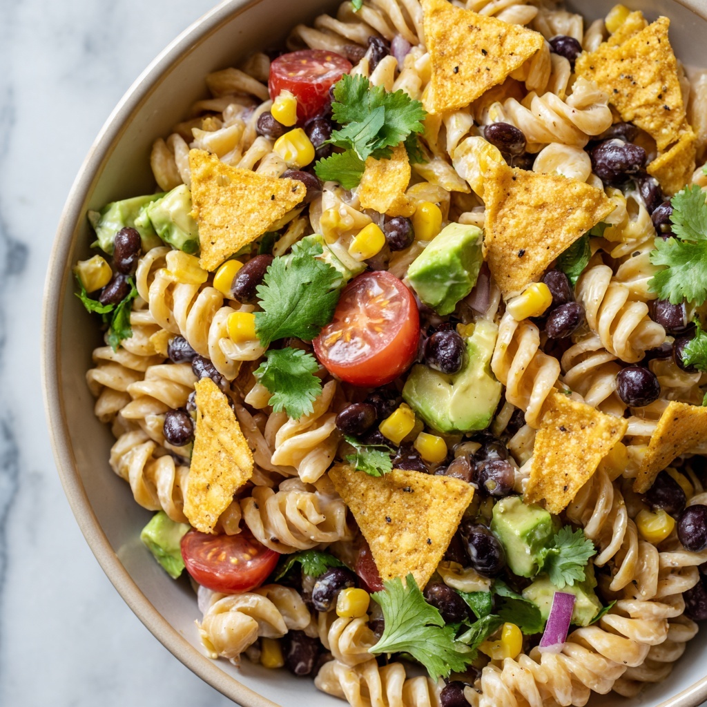 Ranch Taco Pasta Salad Recipe - Recipe Image