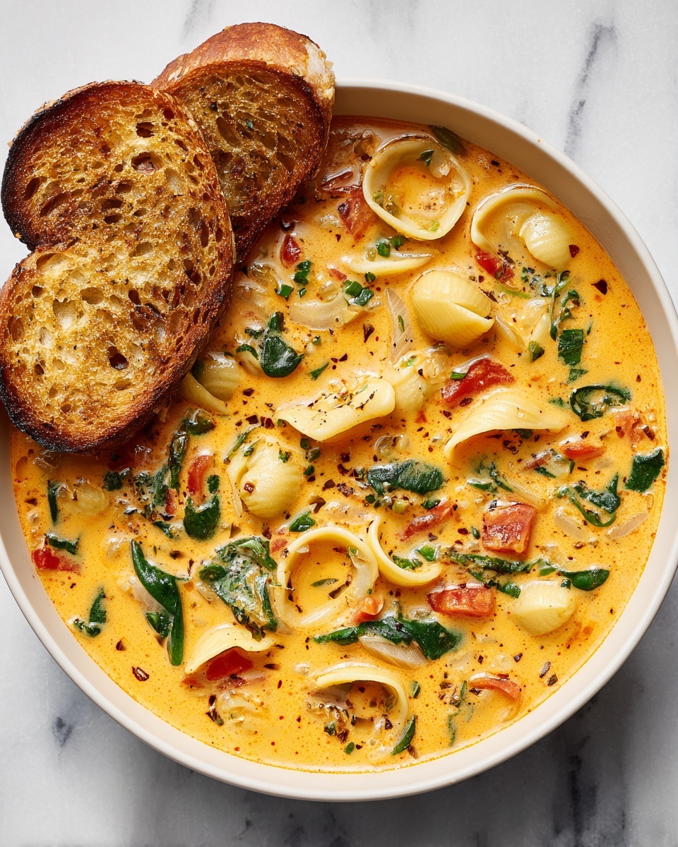 Creamy Tuscan Chicken Soup Recipe - Recipe Image