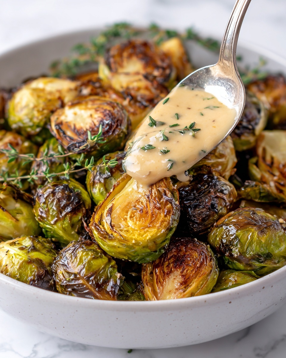 Crispy Fried Brussels Sprouts with Lemon Aioli Recipe - Recipe Image