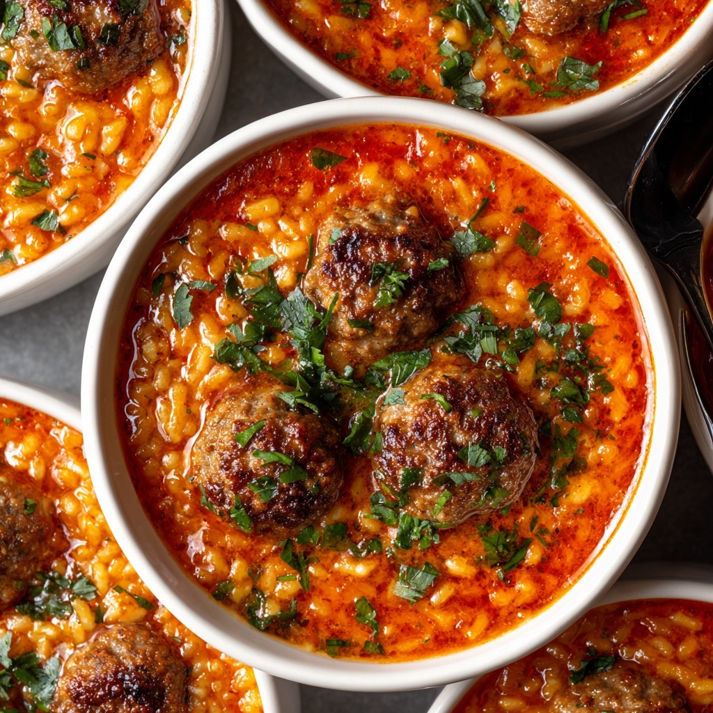 One Pot Meatballs and Rice Recipe - Recipe Image
