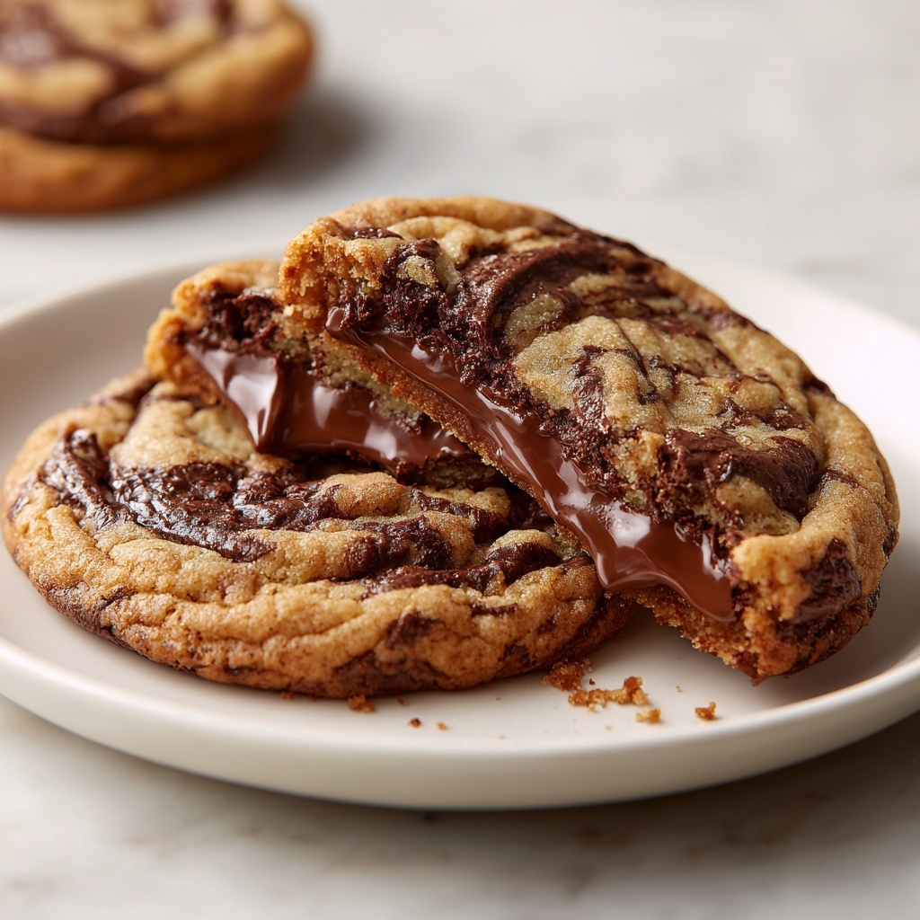 Peanut Butter Brownie Swirl Cookies Recipe - Recipe Image