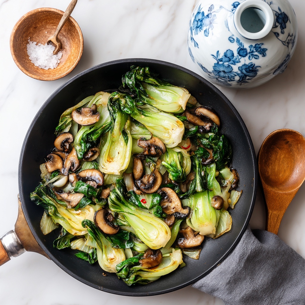 Bok Choy and Mushroom Stir Fry Recipe - Recipe Image