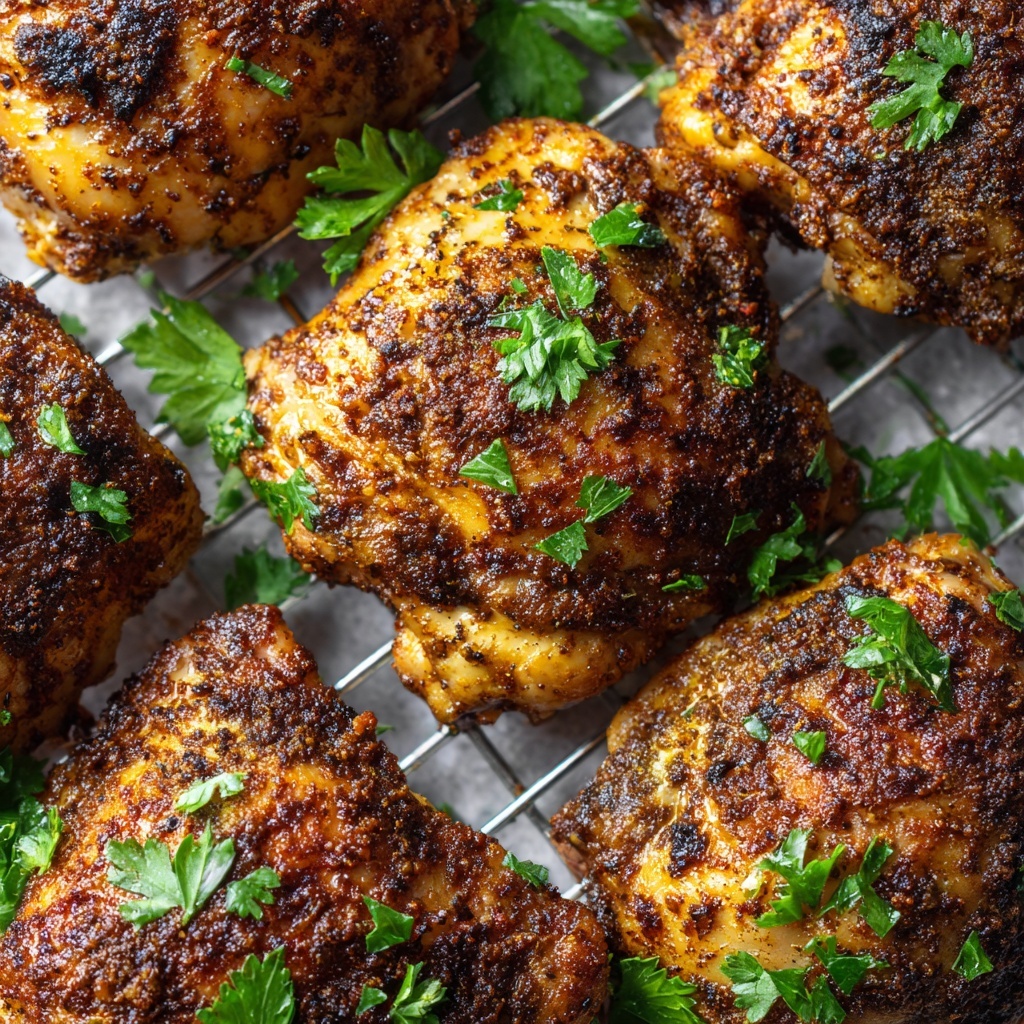 Air Fryer Chicken Thighs Recipe - Recipe Image