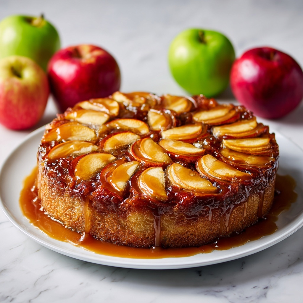 Brown Butter Apple Upside-Down Cake Recipe - Recipe Image