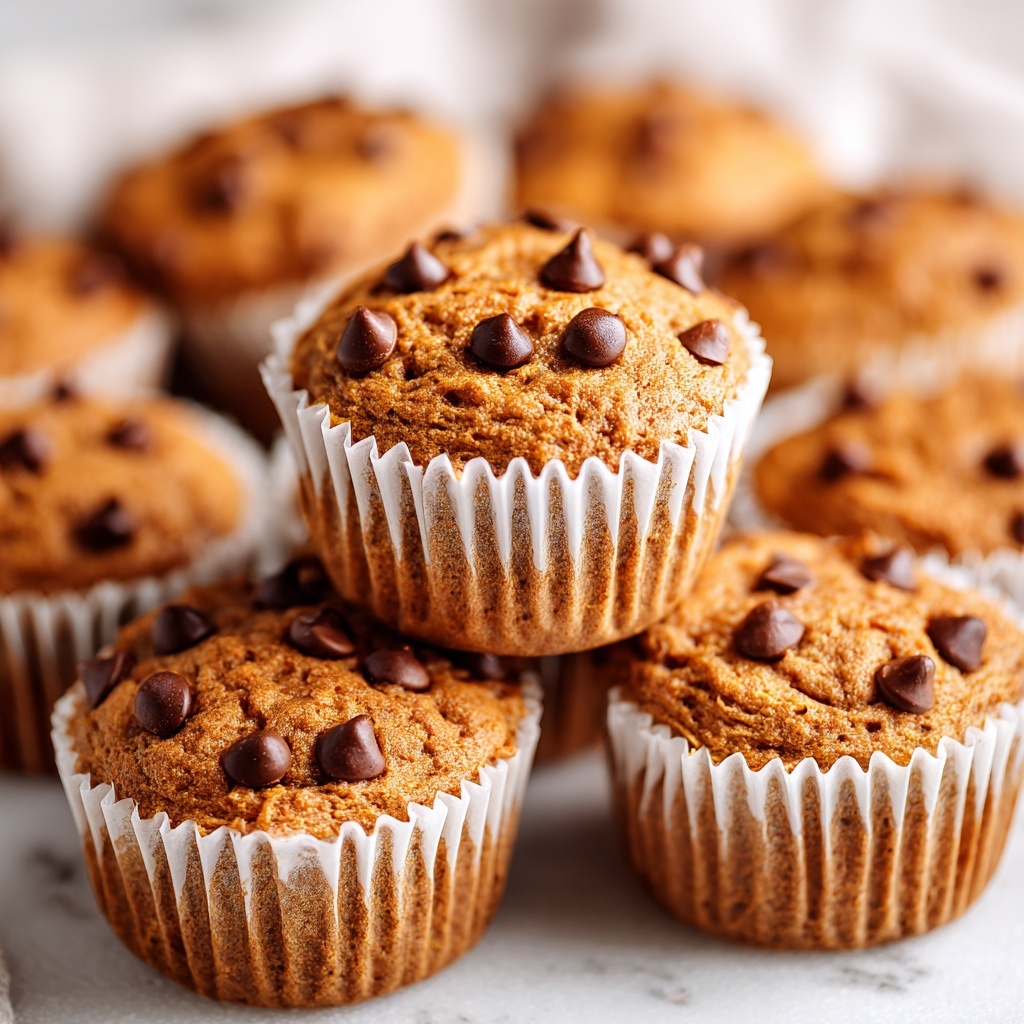Greek Yogurt Peanut Butter Muffins with Chocolate Chips Recipe - Recipe Image