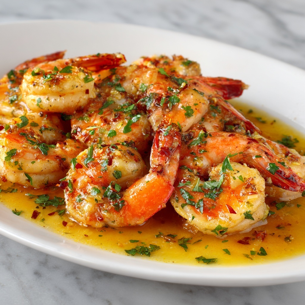 Garlic Butter Shrimp Stack Recipe - Recipe Image