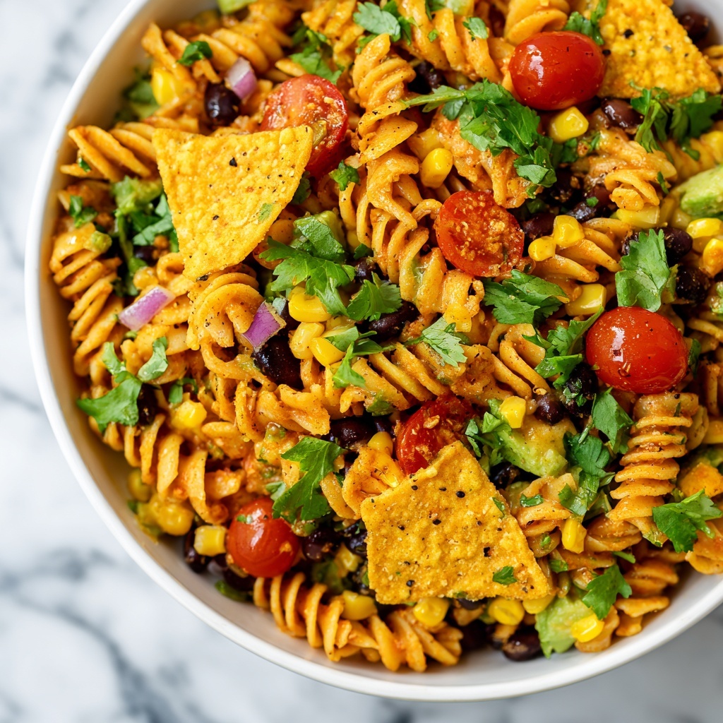 Ranch Taco Pasta Salad Recipe - Recipe Image