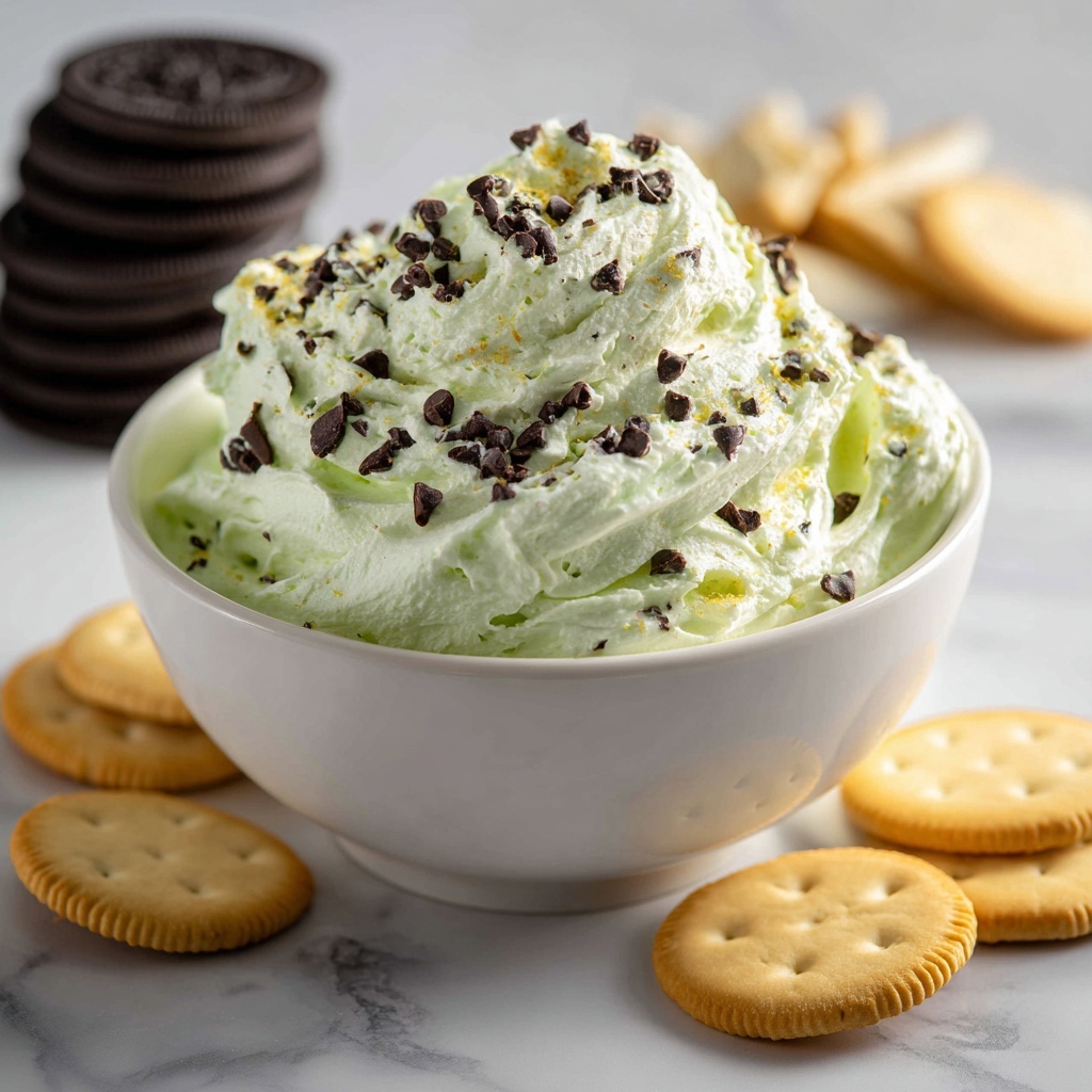 Mint Chocolate Cheesecake Dip Recipe - Recipe Image