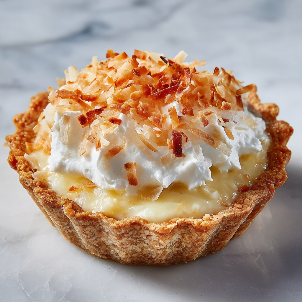 Mini Coconut Cream Pies Recipe - Recipe Image