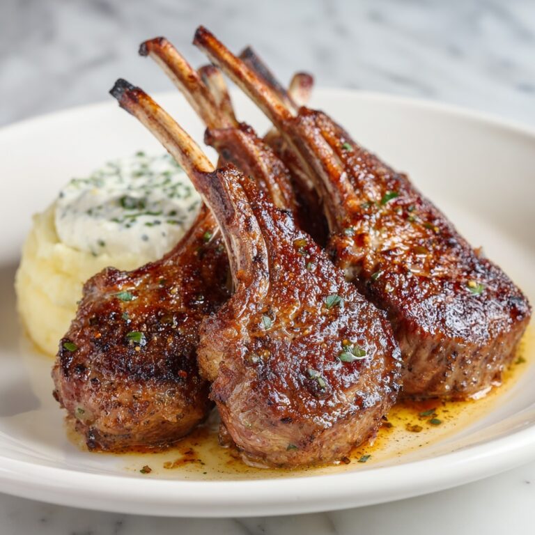 Italian Parmesan Crusted Lamb Chops Recipe